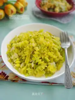 stir-fried tender pumpkin