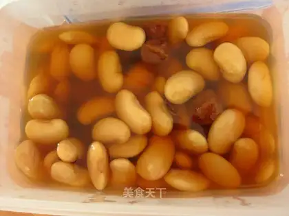 Plum and kidney beans
