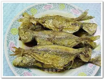 Pan-fried sea fish