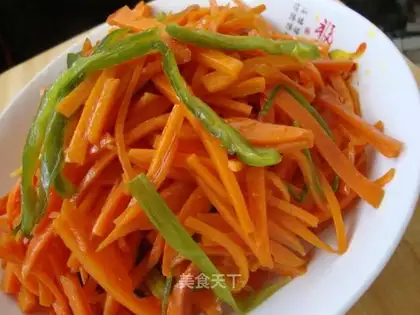 Shredded radish with onion flavor