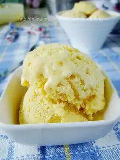 Mango fresh milk ice cream