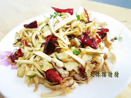stir-fried dried shredded