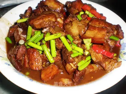 Salted fish roast pork