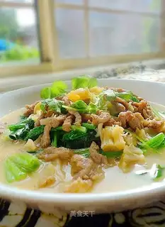 Serve the spinach in soup