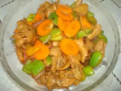 Vinegar pork intestines
