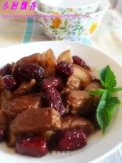 Red dates roasted pork