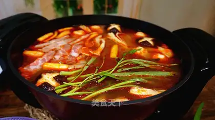 Homemade ketchup soup