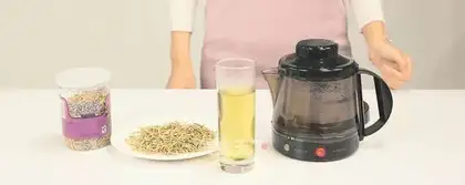 Gold and silver tea