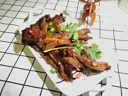 Precious lamb chops