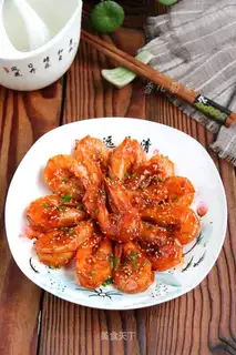 Cheese juice and back shrimp
