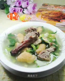 Duckbone tofu soup