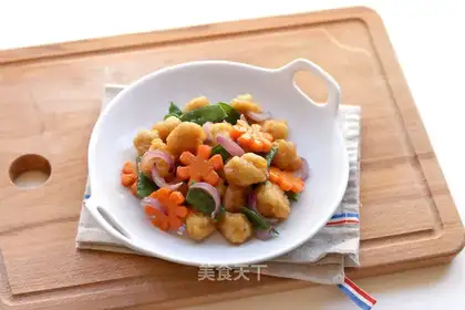 Orange chicken balls
