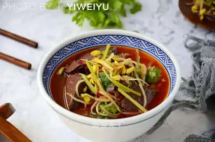Duck blood sprouts
