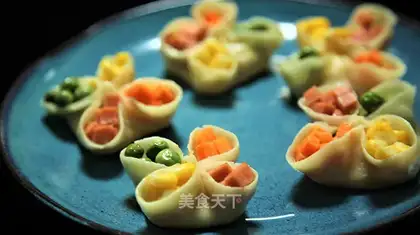 ♪ Four-fried dumplings