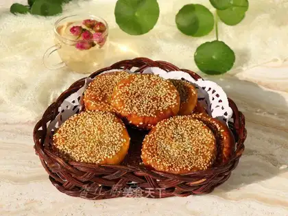 Pumpkin bean cake