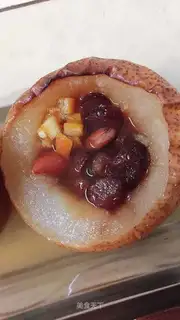 Pear with the hand