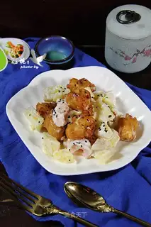 Pineapple and shrimp