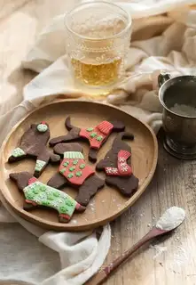 Christmas dog cookies