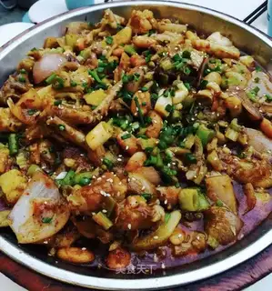 Onion chicken
