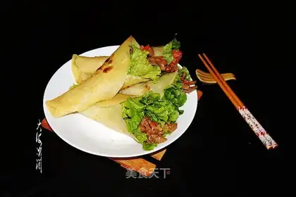 A veal burrito