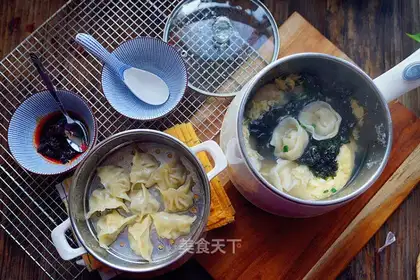 ♪ Purple egg soup ♪