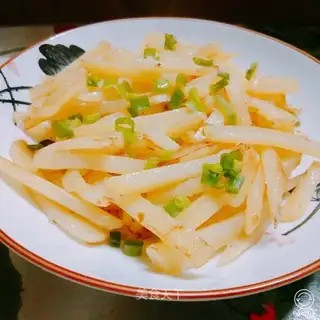 Clear the potatoes