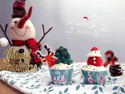 Christmas cupcakes