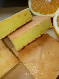 The oven's delicious orange cake