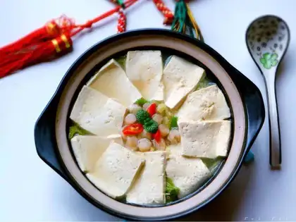 Soybean soup