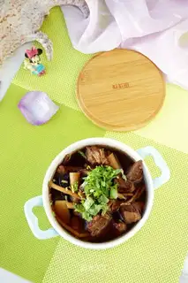 The date is beef soup