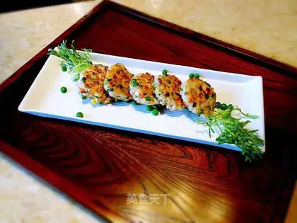 Fried shrimp cake