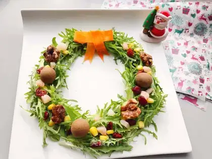 Christmas ring salad