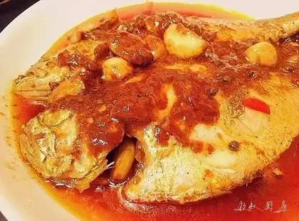 Garlic burns yellow fish