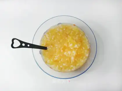 A grapefruit apple congee