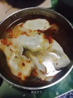 Red oil soup