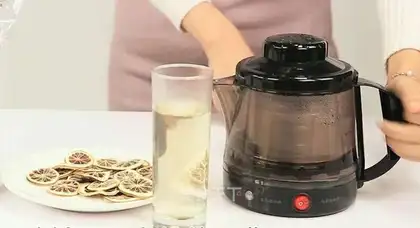 Lemon tablet tea