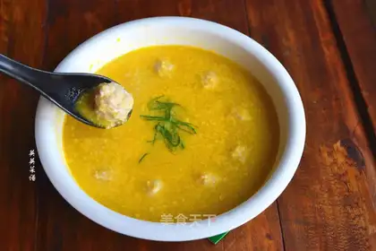 Pumpkin boiled balls