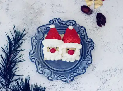 Santa's strawberry roll