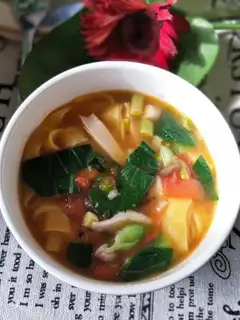 Pumpkin noodles