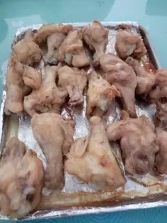 Roasted salt chicken wings