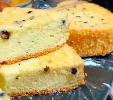 Bean twirling cake