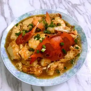 Shrimp crab tofu