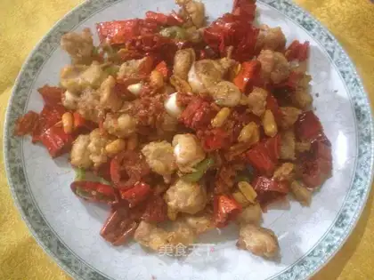 Spicy chicken crumbs