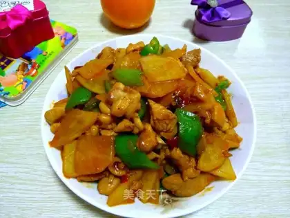 Potato chips for chicken legs