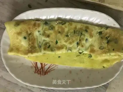 An egg roll onion