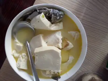 Tofu fish soup