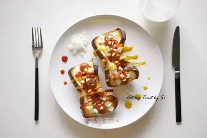 Toast hot dog
