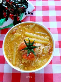 Potato tomato noodles