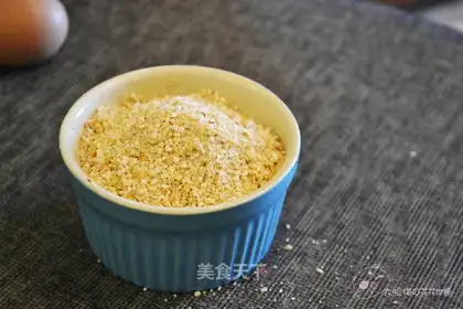 Homemade powdered meat and rice