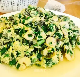 Shrimp fried eggs